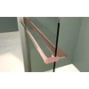 Immagine 5/7 - Rochelle Rose Gold porta asciugamani e porta sapone 80 cm