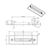 Immagine 2/6 - set copertura troppopieno e scarico in acciaio per vasca freestanding, black