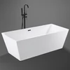 Immagine 3/4 - CUBE vasca da bagno freestanding, bianco, 170x75x58 cm