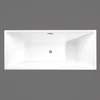 Immagine 4/4 - CUBE vasca da bagno freestanding, bianco, 170x75x58 cm