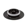 Immagine 6/6 - set copertura troppopieno e scarico in acciaio per vasca freestanding, black