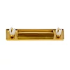 Immagine 4/6 - set copertura troppopieno e scarico in acciaio per vasca freestanding, gold