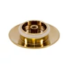 Immagine 6/6 - set copertura troppopieno e scarico in acciaio per vasca freestanding, gold