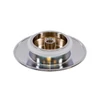 Immagine 6/6 - set copertura troppopieno e scarico in acciaio per vasca freestanding, silver