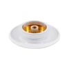 Immagine 6/6 - set copertura troppopieno e scarico in acciaio per vasca freestanding, white