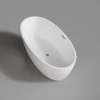 Immagine 3/4 - OVAL vasca da bagno freestanding, bianco, 155x80x58 cm