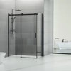 Immagine 2/4 - Milano Duo Black box doccia 80x120, 195cm, 8mm