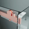 Immagine 3/4 - Milano Duo Rose Gold box doccia 80x120, 195cm, 8mm