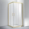 Immagine 1/8 - Motril Gold box doccia 80x80 190cm, 6mm NANO