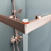 Immagine 5/8 - Motril Rose Gold box doccia 80x80 190cm, 6mm NANO