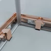 Immagine 6/8 - Motril Rose Gold box doccia 80x80 190cm, 6mm NANO