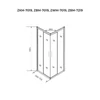 Immagine 9/9 - Toulon 6mm box doccia 70*70 190cm