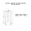 Immagine 2/7 - Murcia Gold box doccia curvo 80x80, 190cm, 6mm NANO