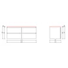 Immagine 2/3 - Dijon Sonoma mobile bagno con lavabo 120cm