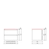 Immagine 2/3 - Catania || Grigio antracite opaco, mobile bagno con lavabo, 60cm