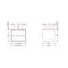 Immagine 2/3 - Genova White mobile bagno con lavabo 60 cm