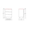 Immagine 2/3 - Torino Sonoma mobile bagno con lavabo 60cm