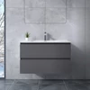 Immagine 1/3 - Catania || Grigio antracite opaco, mobile bagno con lavabo, 60cm