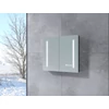 Immagine 1/3 - Sevilla || Grigio antracite opaco, armadietto a specchio a due ante con illuminazione LED 60 cm