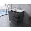 Immagine 3/3 - Torino || Grigio antracite opaco, mobile bagno con lavabo 60cm