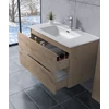 Immagine 3/5 - Catania Sonoma mobile bagno con lavabo 100cm