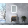 Immagine 3/3 - Zamora Sonoma mobile bagno con lavabo e specchio LED