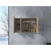 Immagine 3/3 - Vicenza Sonoma armadietto a specchio a tre ante con illuminazione LED 100 cm