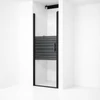 Immagine 1/3 - Madeira Black Pattern 80 porta doccia battente, 190cm, 6mm