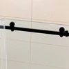 Immagine 2/4 - Milano Black porta doccia scorrevole, 120x195cm, 8mm
