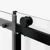 Immagine 3/4 - Milano Black porta doccia scorrevole, 120x195cm, 8mm