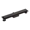 Immagine 3/8 - Burela nero opaco canale di scarico doccia, 50 cm