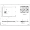 Immagine 2/12 - Cagliari Black 80x100x2,6 cm piatto doccia in SMC quadrato con sifone