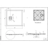 Immagine 2/11 - Cagliari Black 80x80x2,6 cm piatto doccia in SMC quadrato con sifone