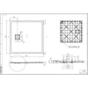 Immagine 2/11 - Cagliari Black 90x90x2,6 cm piatto doccia in SMC quadrato con sifone