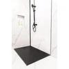 Immagine 12/12 - Cagliari Black 80x100x2,6 cm piatto doccia in SMC quadrato con sifone