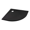 Immagine 4/11 - Cagliari Black 80x80x2,6 cm piatto doccia in SMC curvo con sifone