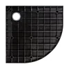 Immagine 7/11 - Cagliari Black 80x80x2,6 cm piatto doccia in SMC curvo con sifone