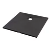Immagine 4/11 - Cagliari Black 80x80x2,6 cm piatto doccia in SMC quadrato con sifone