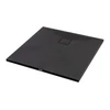Immagine 1/11 - Cagliari Black 80x80x2,6 cm piatto doccia in SMC quadrato con sifone