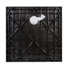 Immagine 8/11 - Cagliari Black 80x80x2,6 cm piatto doccia in SMC quadrato con sifone