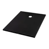 Immagine 4/12 - Cagliari Black 80x100x2,6 cm piatto doccia in SMC quadrato con sifone