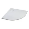 Immagine 1/11 - Cagliari White 80x80x2,6 cm piatto doccia in SMC curvo con sifone