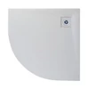 Immagine 8/11 - Cagliari White 80x80x2,6 cm piatto doccia in SMC curvo con sifone