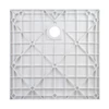 Immagine 9/12 - Cagliari White 80x80x2,6 cm piatto doccia in SMC quadrato con sifone