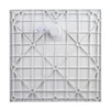 Immagine 10/12 - Cagliari White 80x80x2,6 cm piatto doccia in SMC quadrato con sifone