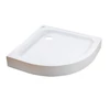 Immagine 5/10 - Almagro 80x80x13,5 cm piatto doccia in acrilico curvo con sifone