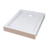 Immagine 6/11 - Almagro 80x120x13,5 cm quadrato, piatto doccia in acrilico rettangolare con sifone