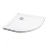 Immagine 1/10 - Coria 80x80x5 cm piatto doccia in acrilico curvo con sifone