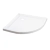 Immagine 5/10 - Coria 80x80x5 cm piatto doccia in acrilico curvo con sifone