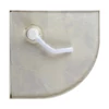 Immagine 9/10 - Coria 80x80x5 cm piatto doccia in acrilico curvo con sifone